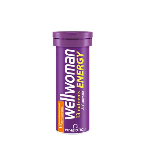 Vitabiotics Wellwoman Energy - Wellwoman Energy (10 Šumivé tablety, Pomaranč)