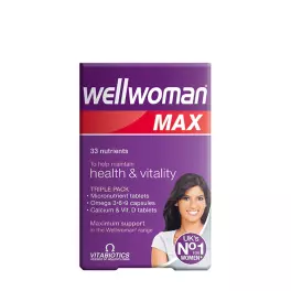   Vitabiotics Vitamín Wellwoman Max - Wellwoman Max (84 Kapsula)