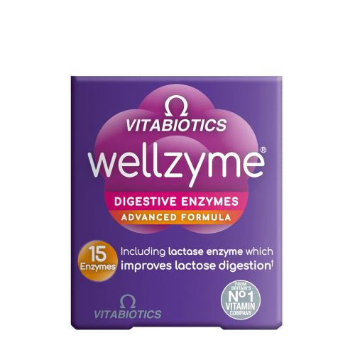 Vitabiotics Wellzyme Tráviace enzýmy Advanced Formula  - Wellzyme Digestive Enzymes Advanced Formula  (60 Kapsula)