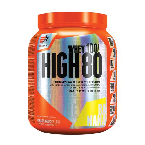 Extrifit Vysoko- srvátkový protein 80 - High Whey 80 (1000 g, Banán)