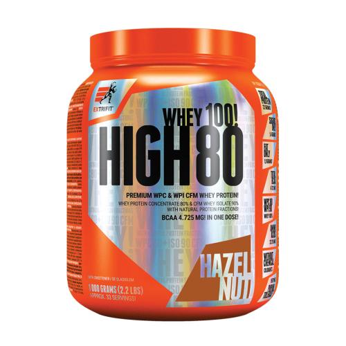 Extrifit Vysoko- srvátkový protein 80 - High Whey 80 (1000 g, Lieskové orechy)