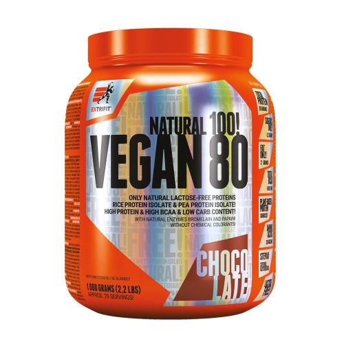 Extrifit Vegánsky protein 80 - Vegan 80 (1000 g, Čokoláda)