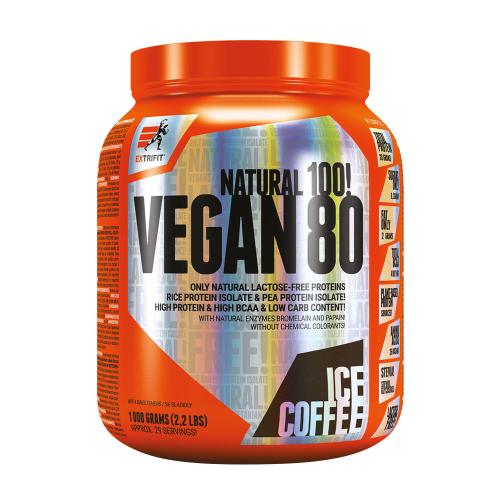 Extrifit Vegánsky protein 80 - Vegan 80 (1000 g, Ľadová káva)