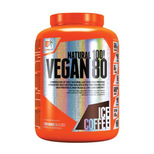 Extrifit Vegánsky protein 80 - Vegan 80 (2000 g, Ľadová káva)