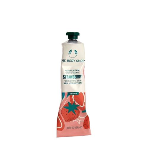 The Body Shop Jahodový vegánsky krém na ruky - Strawberry Vegan Hand Cream (30 ml, Jahoda)