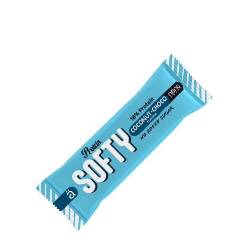 Nanosupps SOFTY - Proteínová tyčinka - SOFTY - Protein Bar (33 g, Kokosová čokoláda)