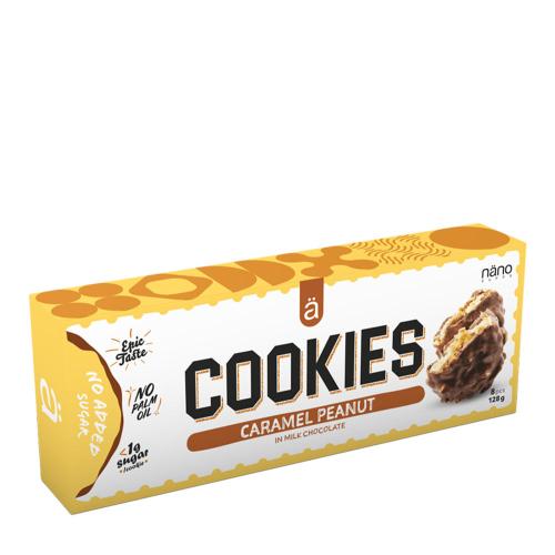 Nanosupps COOKIES - Proteínové cookies - COOKIES - Protein Cookies (128 g, Lieskový oriešok karamel)