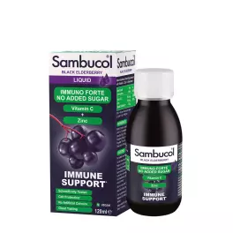   Sambucol Immuno Forte No Added Sugar Liquid (120 ml, Čierny Bez)