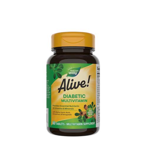 Natures Way Alive!® Diabetic Multivitamin (60 Tableta)