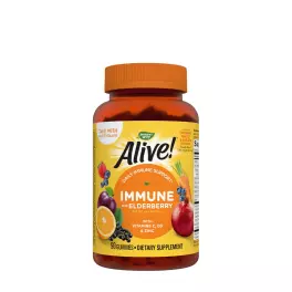   Nature's Way Alive!® Premium Immune Gummies (90 Gumový cukor, Čerešňa a hrozno)