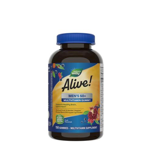 Natures Way Alive!® Men’s 50+ Gummy Multivitamin (150 Gumový cukor)