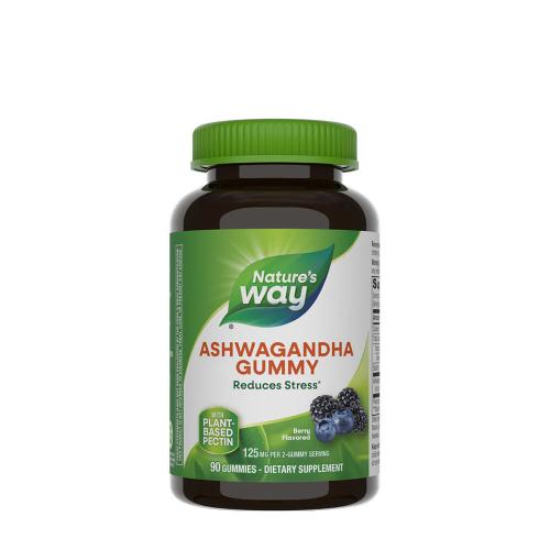 Nature's Way Ashwagandha Gummies (90 Gumový cukor, bobuľa)