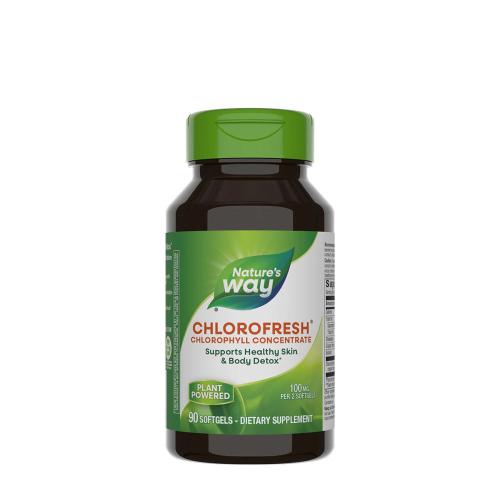 Natures Way Chlorofresh® Chlorophyll Concentrate (90 Mäkká kapsula)