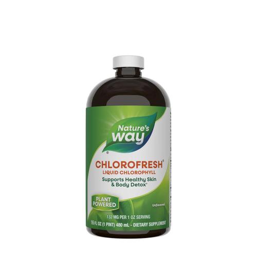 Natures Way Chlorofresh® Liquid Chlorophyll (480 ml, Bez príchute)