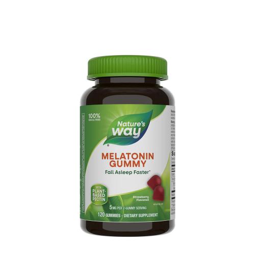 Natures Way Melatonin Gummies (120 Gumový cukor, Jahoda)