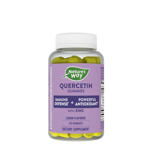 Natures Way Quercetin Gummies with Zinc (60 Gumový cukor, Citrón)