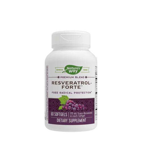 Natures Way Resveratrol-Forte® (60 Mäkká kapsula)