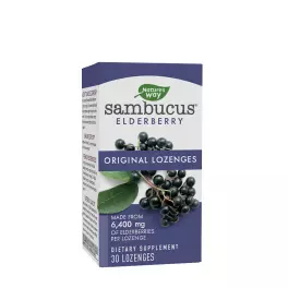   Nature's Way Sambucus Original Lozenges (30 Cucavá tableta, baza)
