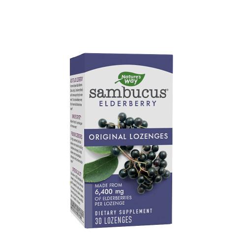 Natures Way Sambucus Original Lozenges (30 Cucavá tableta, baza)