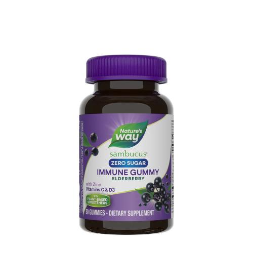 Nature's Way Sambucus Zero Sugar Immune Gummy (50 Gumový cukor)