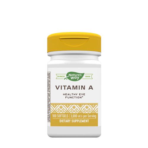 Natures Way Vitamin A (100 Mäkká kapsula)