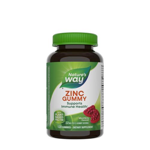 Natures Way Zinc Gummies (120 Gumový cukor, Zmes lesných plodov)