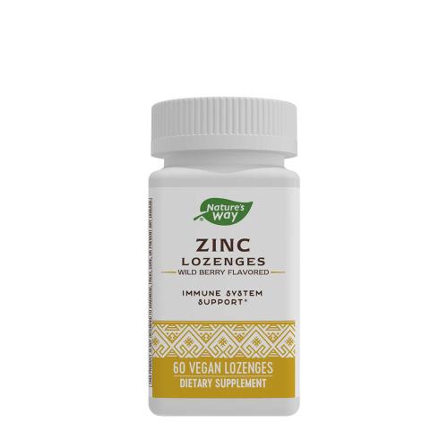 Natures Way Zinc Lozenges  (60 Cucavá tableta, Lesné ovocie)