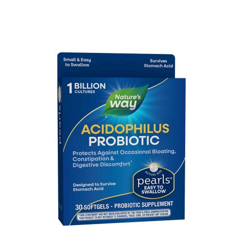 Nature's Way Probiotic Pearls® Acidophilus (30 Mäkká kapsula)