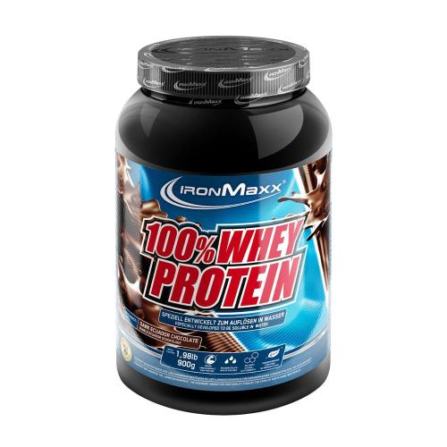 Ironmaxx 100% Whey Protein (900 g, Horká čokoláda)