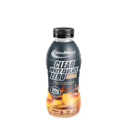 Ironmaxx Clear Whey Isolate Zero (500 ml, Broskyňový ľadový čaj)