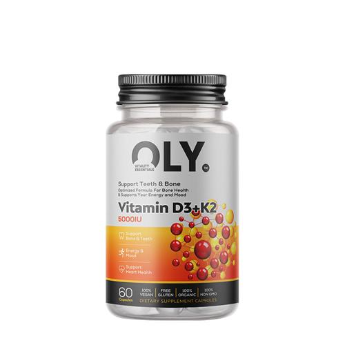 Oly Vitamin D3+K2 5000 NE (60 Kapsula)