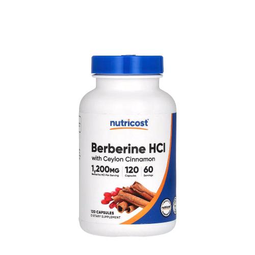 Nutricost Berberine HCl With Ceylon Cinnamon (120 Kapsula)