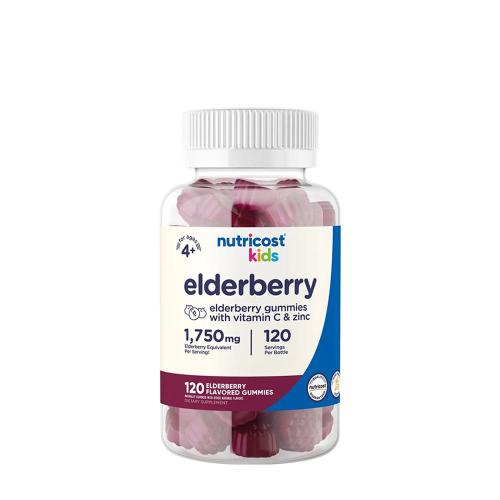 Nutricost Kids Elderberry Gummies (120 Gumový cukor)