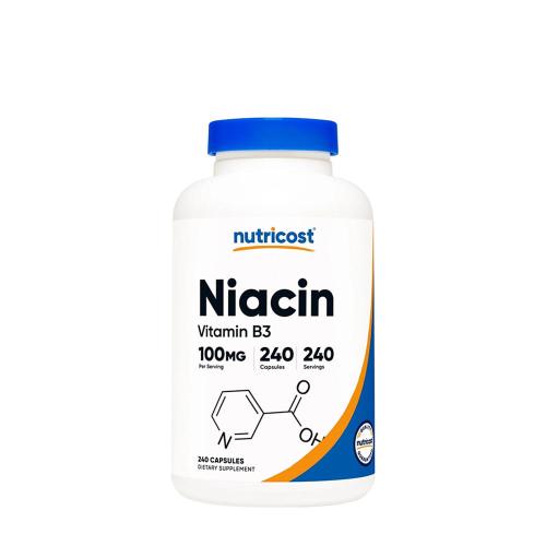 Nutricost Vitamin B3 Niacin 100 mg (240 Kapsula)