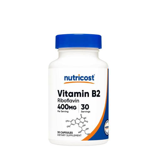 Nutricost Vitamin B2 Riboflavin 400 mg (30 Kapsula)