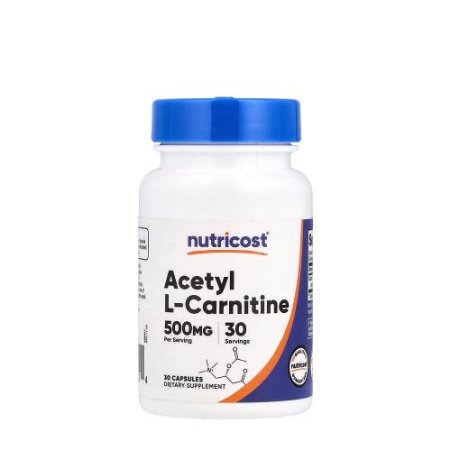 Nutricost Acetyl L-Carnitine 500 mg (30 Kapsula)