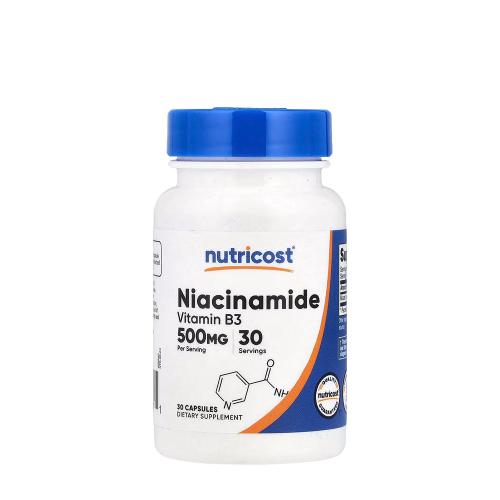 Nutricost Vitamin B3 Niacinamide 500 mg (30 Kapsula)