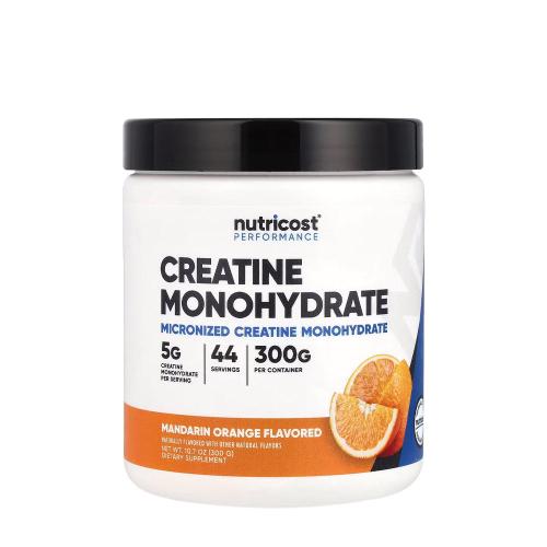 Nutricost Creatine Monohydrate Powder (300 g, Mandarínka a pomaranč)