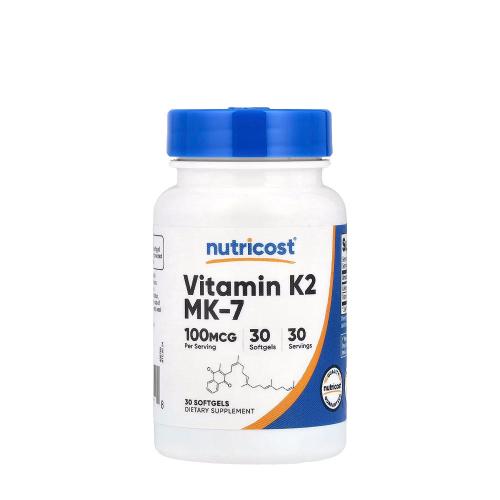 Nutricost Vitamin K2 MK-7  (30 Mäkká kapsula)