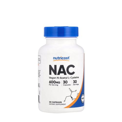 Nutricost N-Acetyl L-Cysteine (NAC) 600 mg (30 Kapsula)