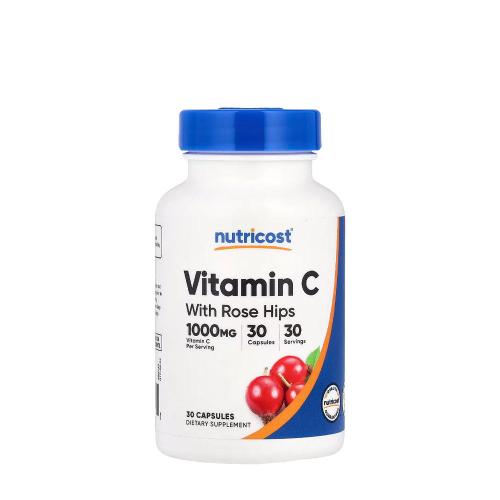 Nutricost Vitamin C with Rose Hips Capsules (30 Kapsula)