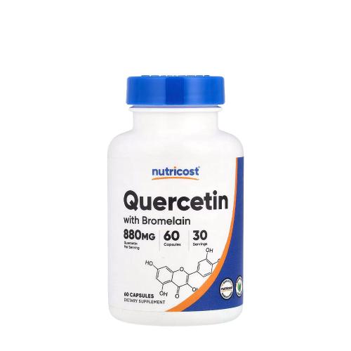 Nutricost Quercetin (With Bromelain) 880 mg (60 Kapsula)