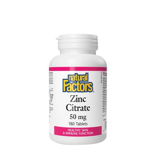 Natural Factors Zinc Citrate 50 mg (180 Tableta)