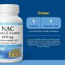Natural Factors N-Acetyl-L-Cysteine Amino Acid (NAC) 600 mg (180 Veg Kapsula)