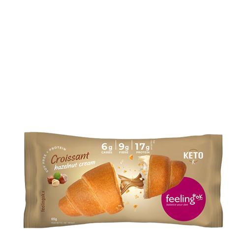 FeelingOK High Protein Croissant (65 g, Lieskovoorieškový krém)