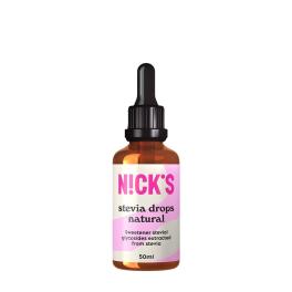 Nick's Stevia Drops  (50 ml, Prírodné)