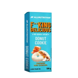   ALLNUTRITION Fitking Delicious Donut Cookie (128 g, Kokos a karamel)