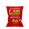 ALLNUTRITION Fitking Delicious Protein Chips (60 g, Sladká paprika)
