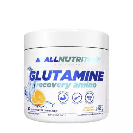 ALLNUTRITION Glutamine Recovery Amino (250 g, Pomaranč)