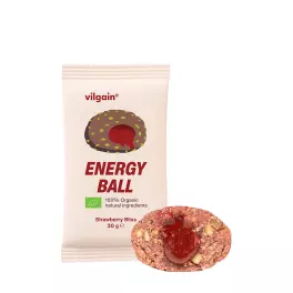 Vilgain Bio Energy Ball (30 g, Strawberry Bliss)